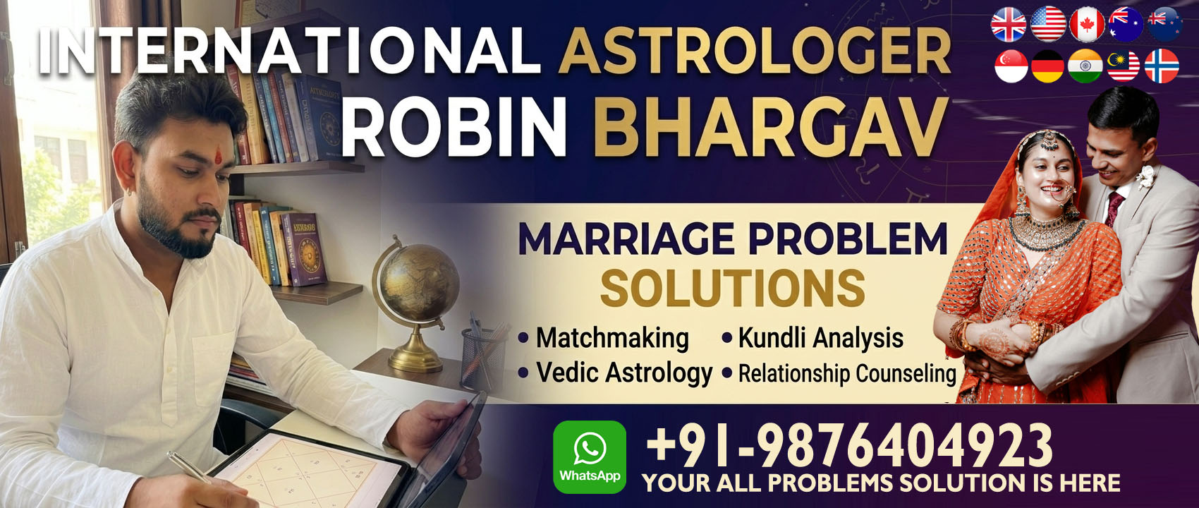 Internatinal Astrologer Robin Bhargav