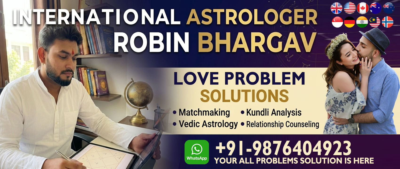 Internatinal Astrologer Robin Bhargav